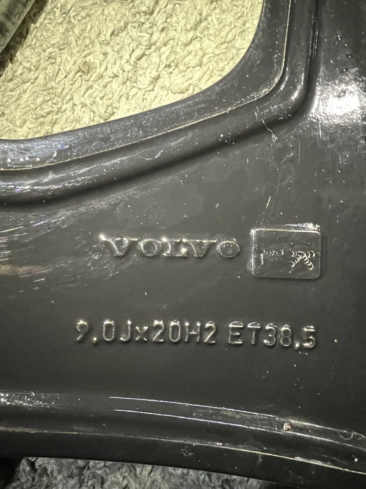 Roti Jante Originale R20 Volvo XC90 cu anvelope continental 275/45/20