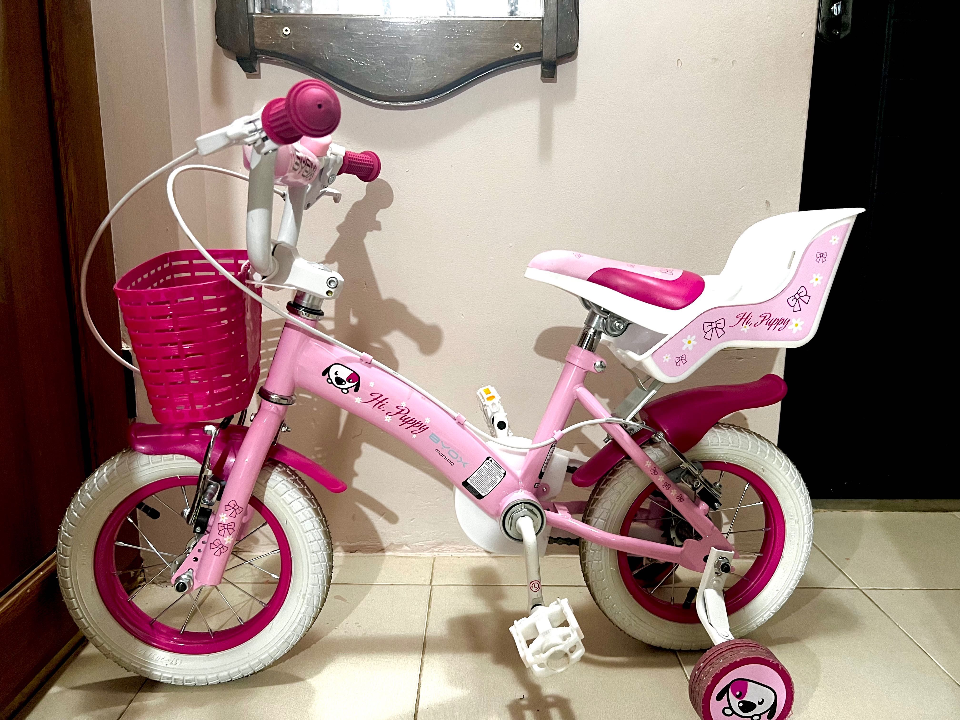 BYOX Велосипед 12’ PUPPY PINK