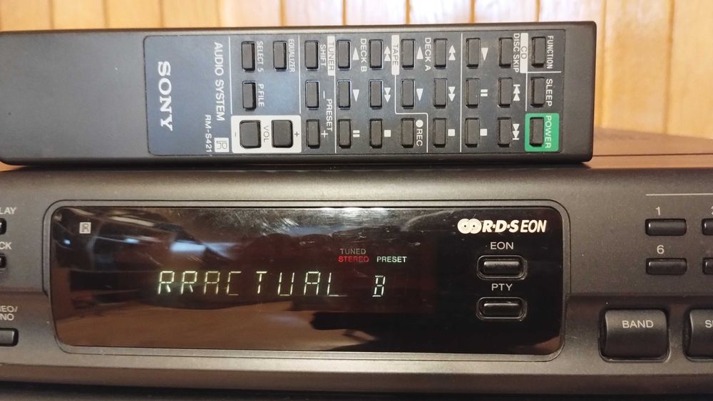radio casetofon amplificator tuner eq linie Sony lbt a490 cu telecom