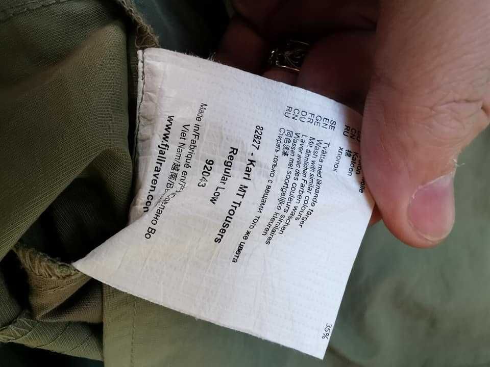 Pantaloni FjallRaven 50 si bluza termica Bjorn Daehlie XL