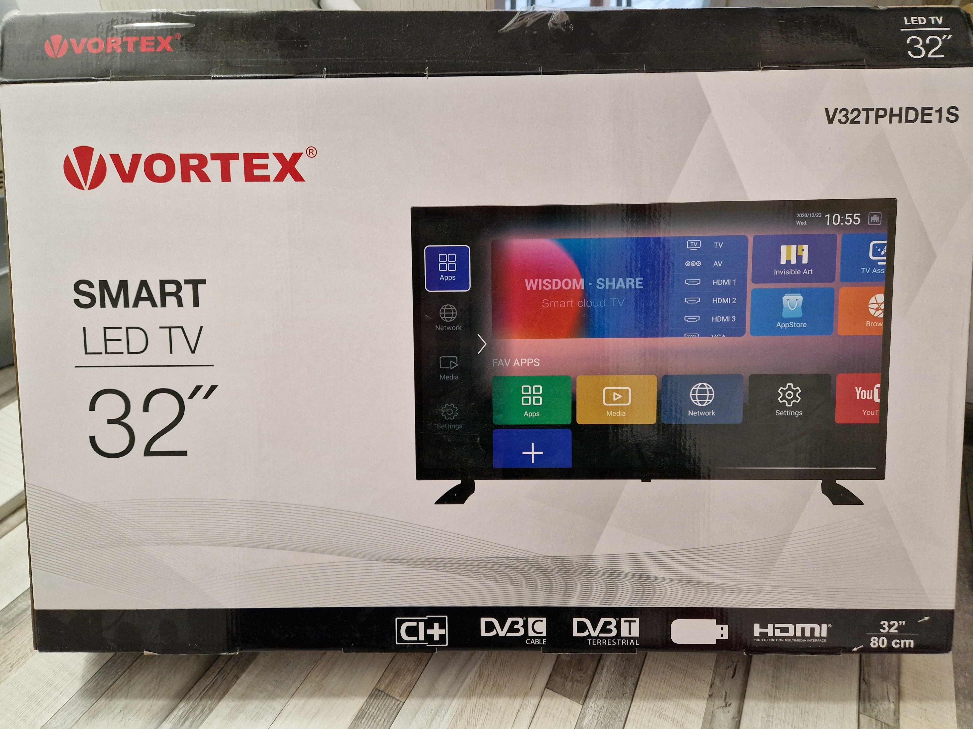 Televizor LED Smart VORTEX 32TPHDE1S, 81cm Android TV netflix