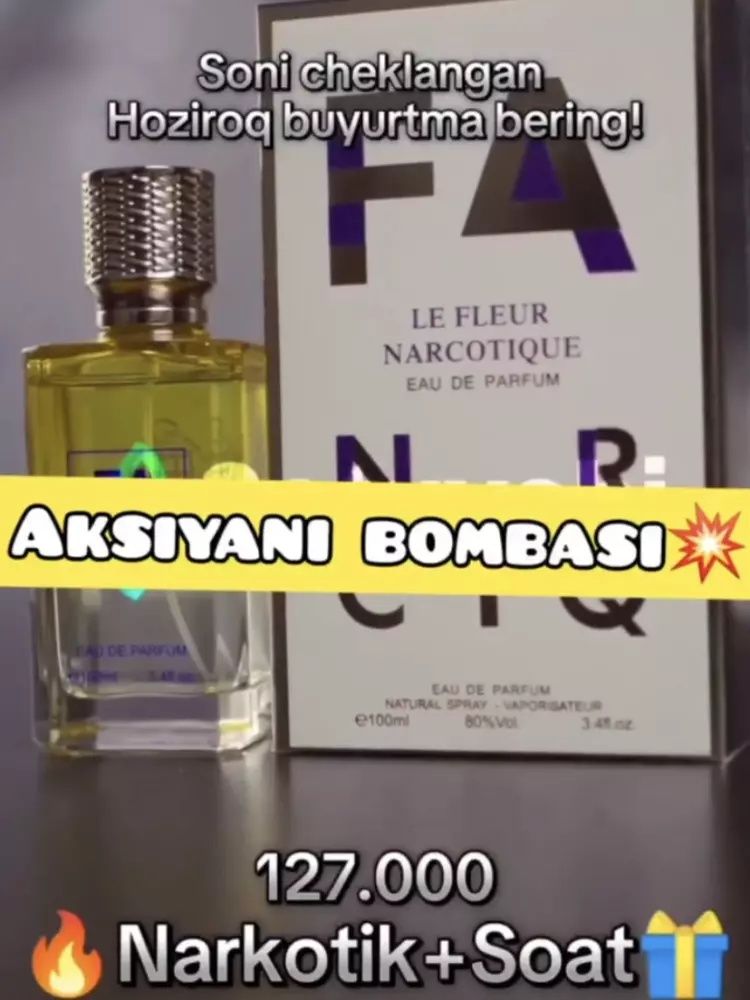 Narkotik + Soat: naborimiz sotuvda
127,000 so'm