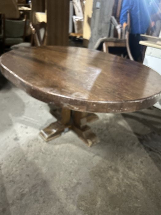 Масивна маса с 4стола