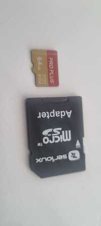 Card de memorie 64 gb micro SD PRO PLUS