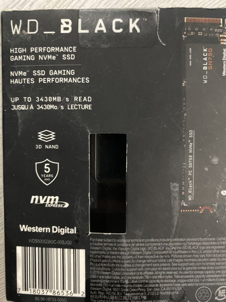 Wd black 500 gb ssd