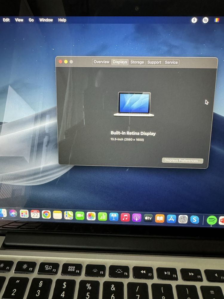 Vand Macbook Pro 13 inch mid 2014