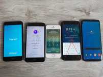 ЛОТ GSM телефони 4 броя за части или ремонт