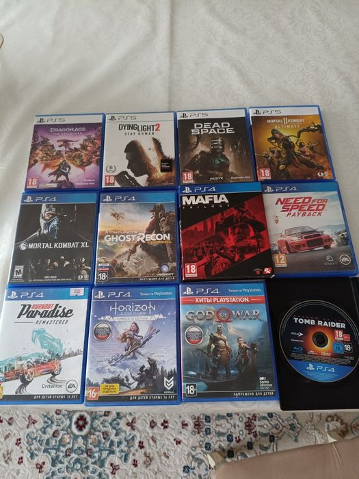 Диски на пс5 на пс4