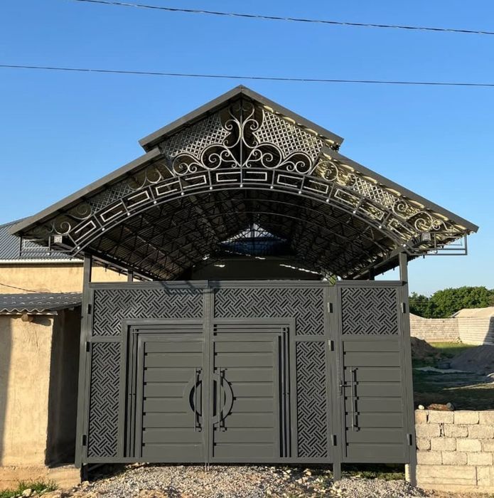 Навес Арка Ворота Есік сварка жұмыстары