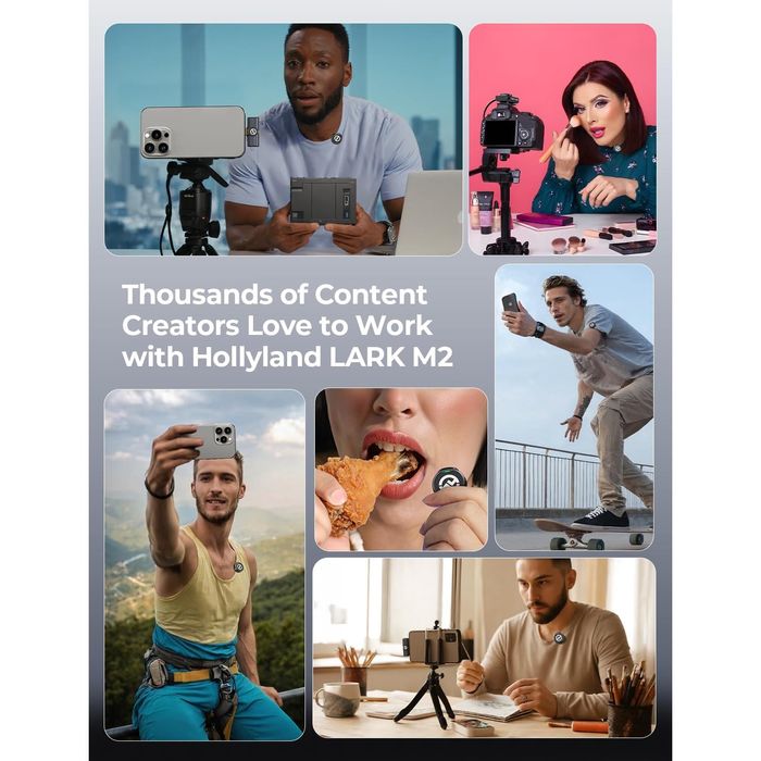 Безжични микрофони Hollyland lark M2 combo