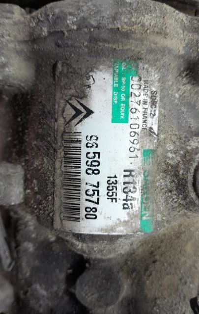 Compresor aer conditionat 9659875780 1.6 hdi Citroen C3 2 seria