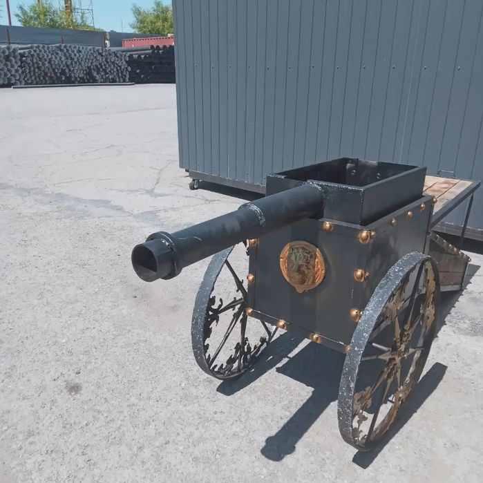 Мангал пушка, для дома,дачи, зоны отдыха