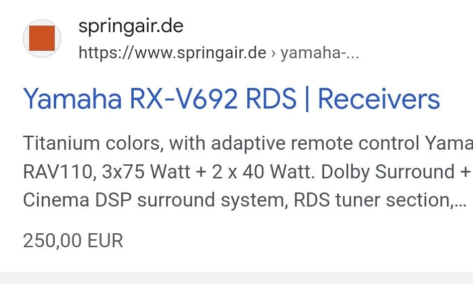 Yamaha RX V692 RDS,probabil cel mai frumos amplicator Yamaha,ca nou