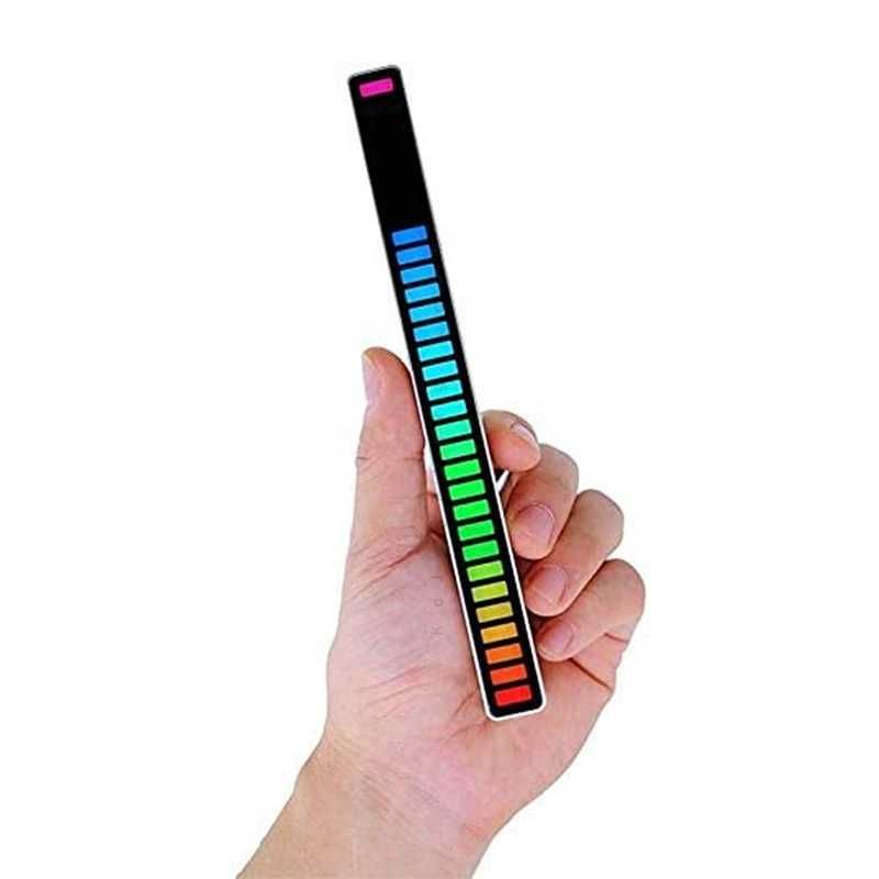 Led Bar dinamic muzica RGB, VU Meter, 32 LED RGB, Pentru Masina, Casa