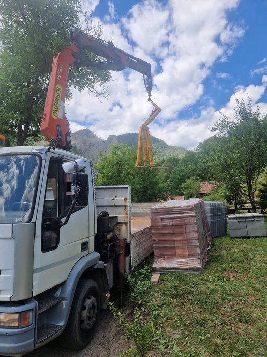 Iveco eurocargo cu macara!