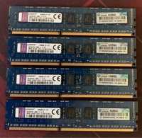 Kit Memorii RAM DDR3 PC Kingston 16GB(4x4) 12800E 1600 Mhz