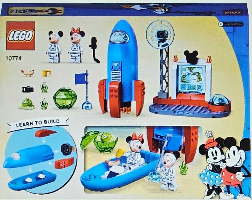 LEGO Mickey and Friends-Racheta spatiala Mickey Mouse 10774, 88 piese
