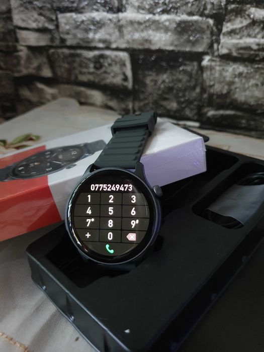 SmartWatch Zeblaze 3 Pro 1.43inch amoled, Apel/vorbit direct din ceas
