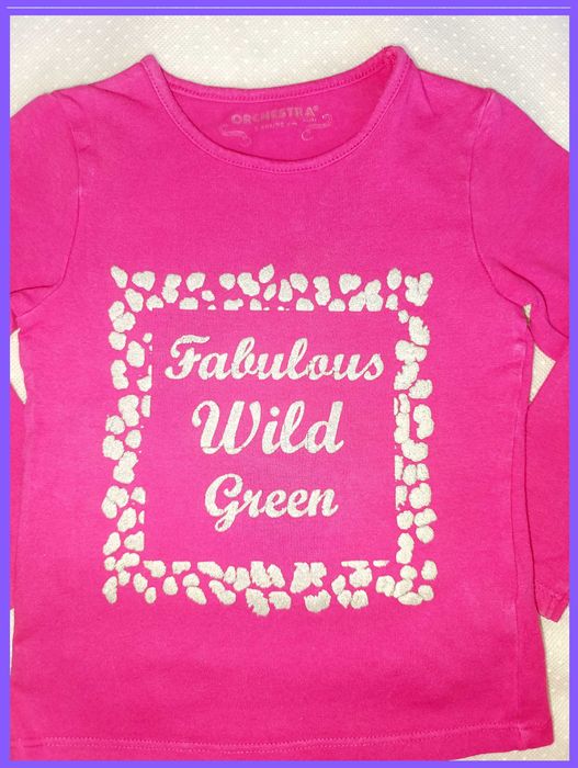 Тениски с дълъг ръкав за момиче 2 г. / 86 — 2 бр.Orchestra, от Франция