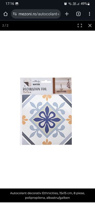 Tapet decorativ autocolant, trimit oriunde