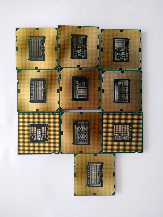 Lot 10 procesoare I5, Quad core, LGA 1155, 1156, 775 funcționale