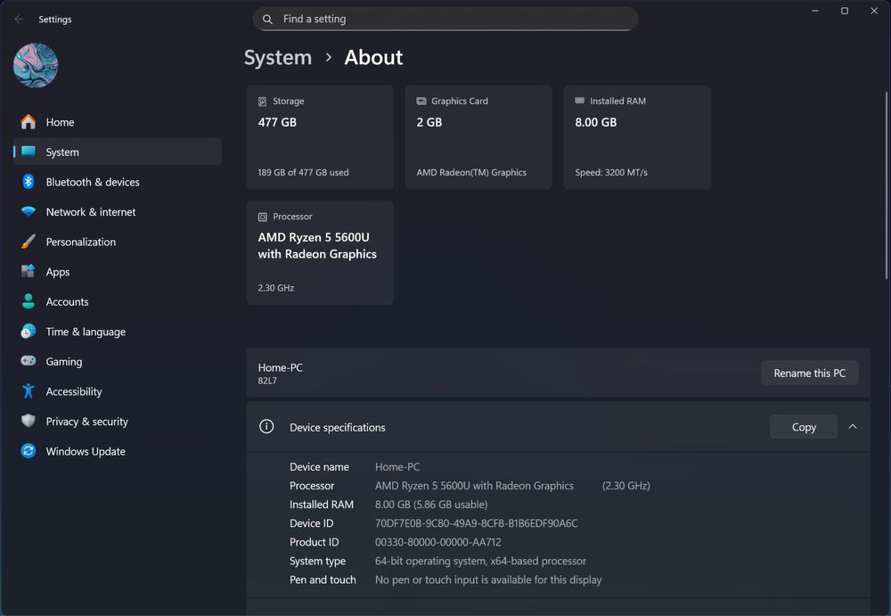 Lenovo IdeaPad 5 Pro Ryzen™ 5 5600U pana la 4.20 GHz, 14", 2.8K, 90Hz