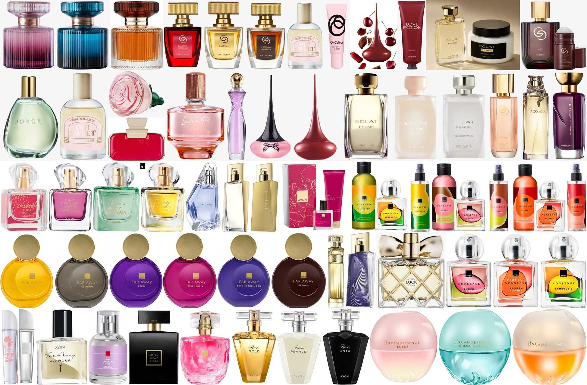 Дамски тоалетни води и парфюми от Avon, Oriflame