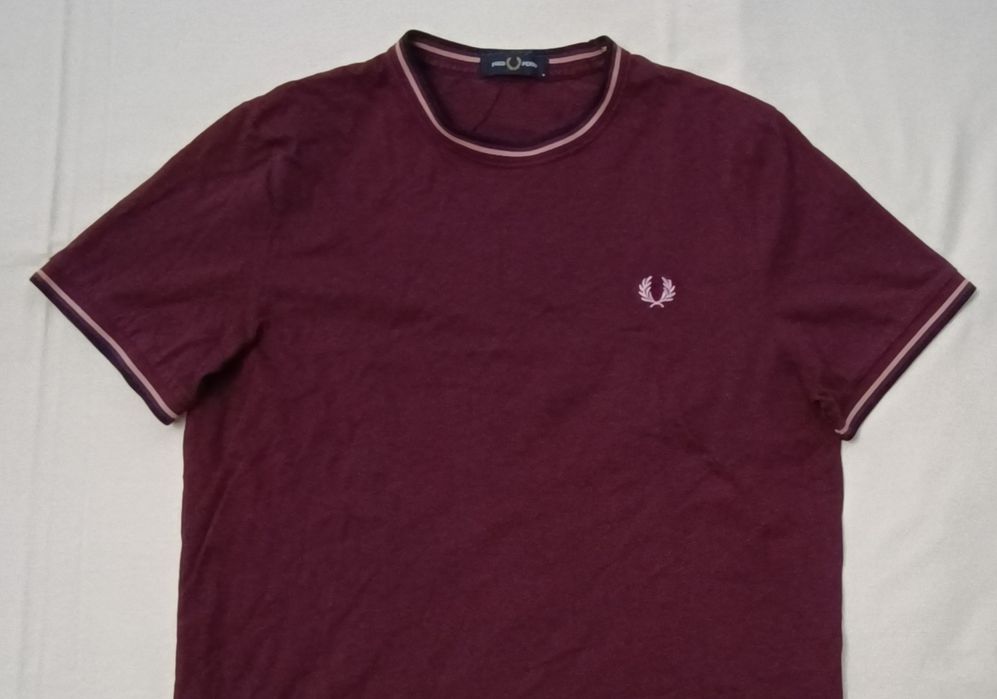 Fred Perry Shirt оригинална тениска M памучна фланелка