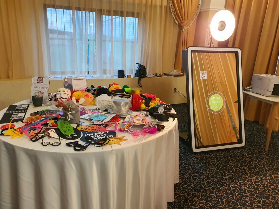 Gheață carbonică, OglindaMagică, platforma 360 videobooth,