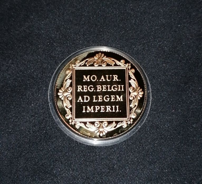 Set 2+1 ducați aur 24 kt, Olanda 1989. Tiraj 2000 buc.