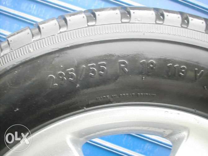 4 бр оригинални джанти 6x18" Mitsubishi с гуми Pirelli 285/55/18