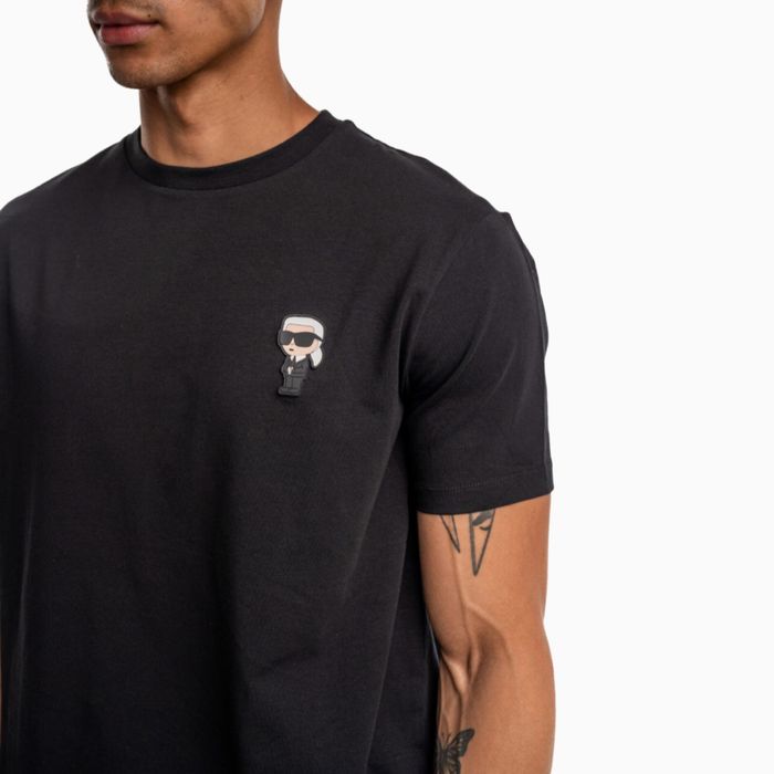 Оригинална мъжка тениска Karl Lagerfeld Black