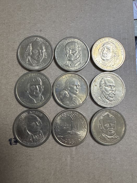 Монета доллар ( Оригинал)