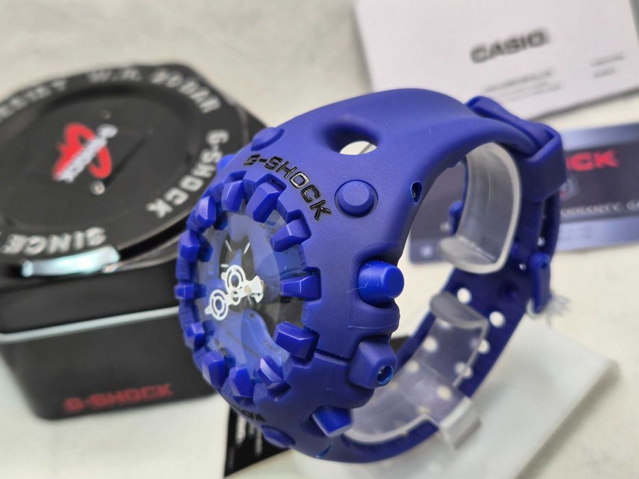 Ceas Sport Casio g shock GA-V01 albastru, Nou,Garantie 2 ani