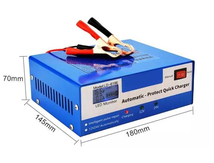 Интелигентно Импулсно зарядно за акумулатор 12V – 24V