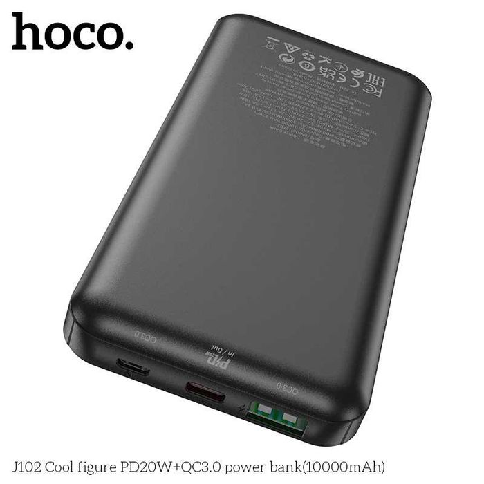 Hoco J102 Cool PD20W+QC3.0 Power Bank 10000mAh for Samsung iPhone 17