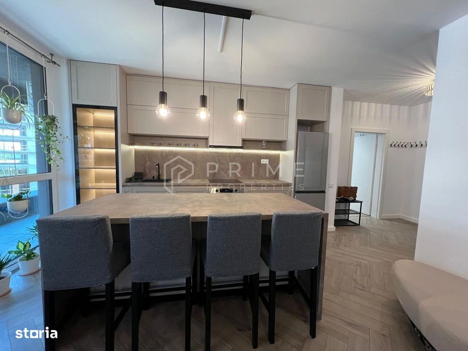 Apartament modern cu 2 camere + dressing, 62 mp, în Concept 9