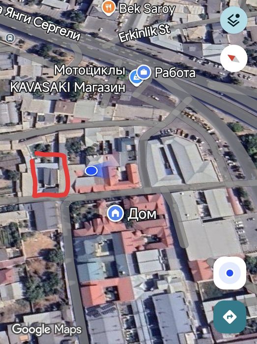 Участка сотилади каробка холатида