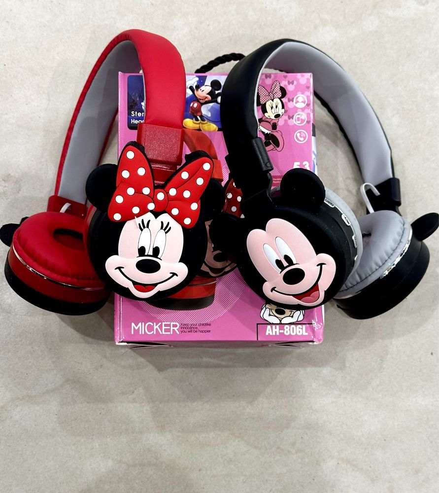 Детски слушалки Стич,Спайдърмен,Барби,Мики/Bluetooth слушалки