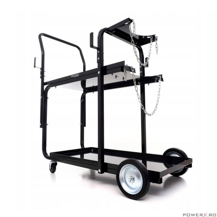 Carucior, suport pentru aparat de sudura, sarcina maxima 70 kg, Kraft