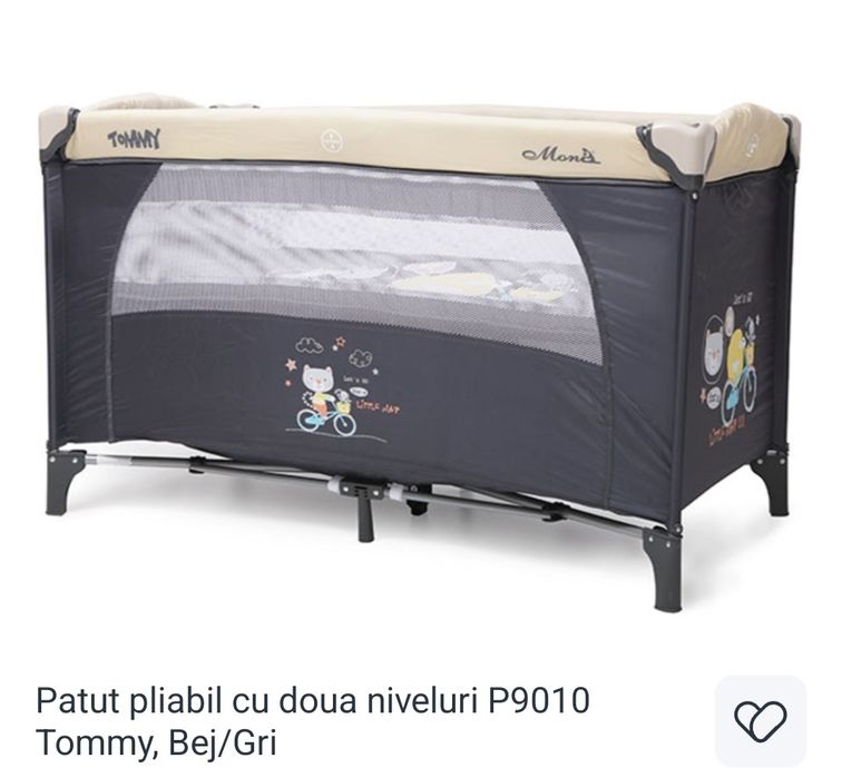 Pătuț tip țarc cu saltea cocos. Doar pentru Timisoara