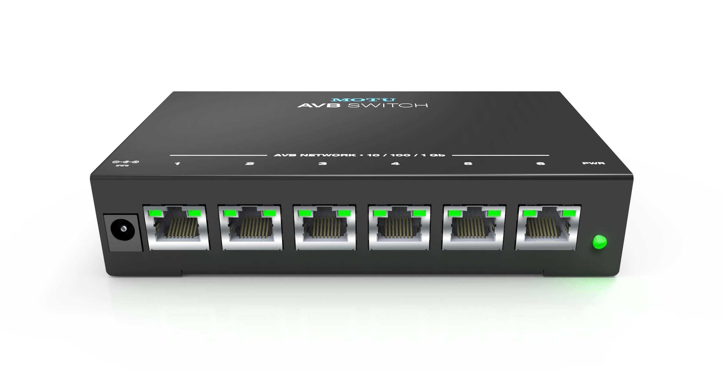 Switch MOTU AVB pro-audio