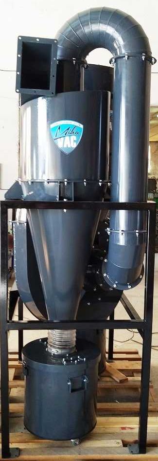 Циклонно сепарираща и филтрираща система QFIR-4 kW. Аспирация.