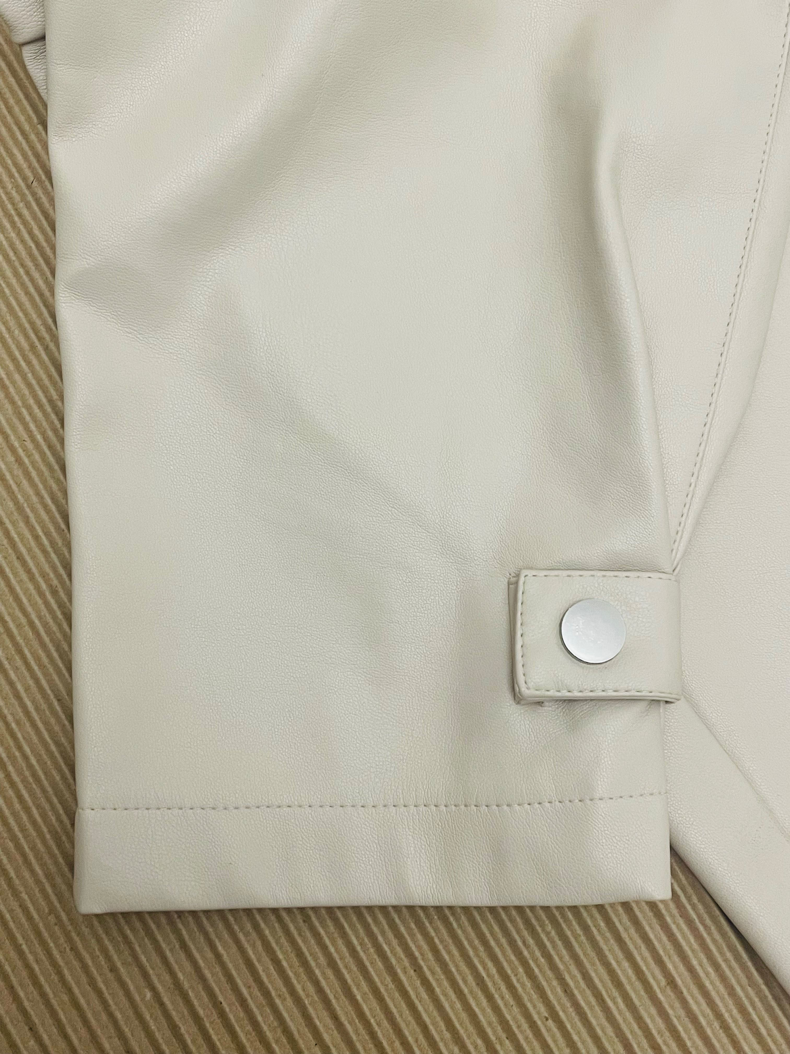 Zara дамски панталон еко кожа, p.XS/S