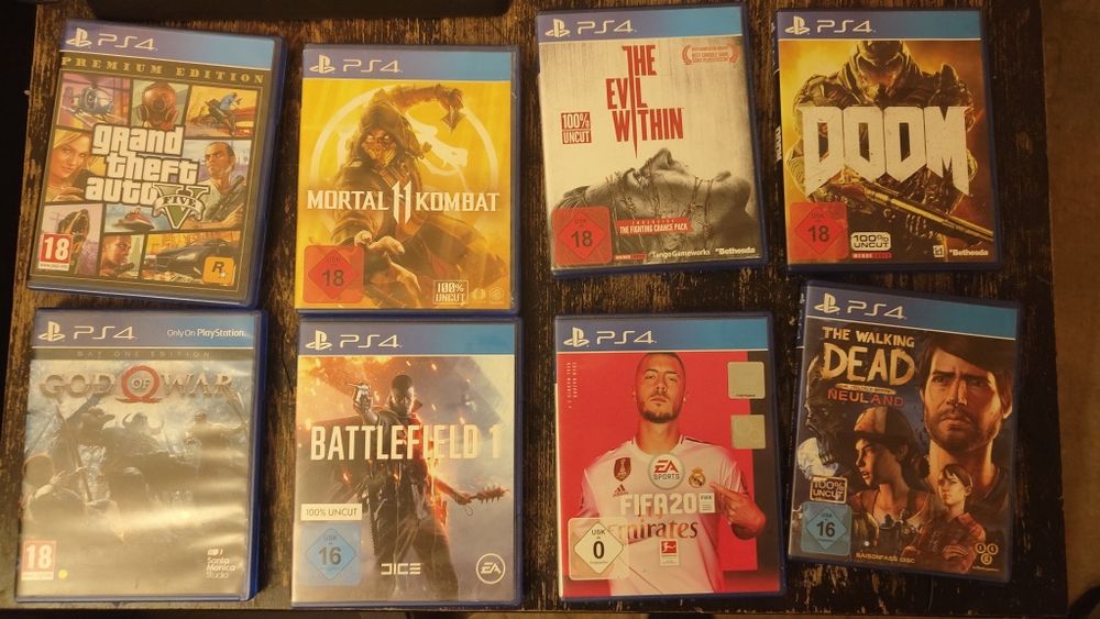 PS4 slim със добри игри