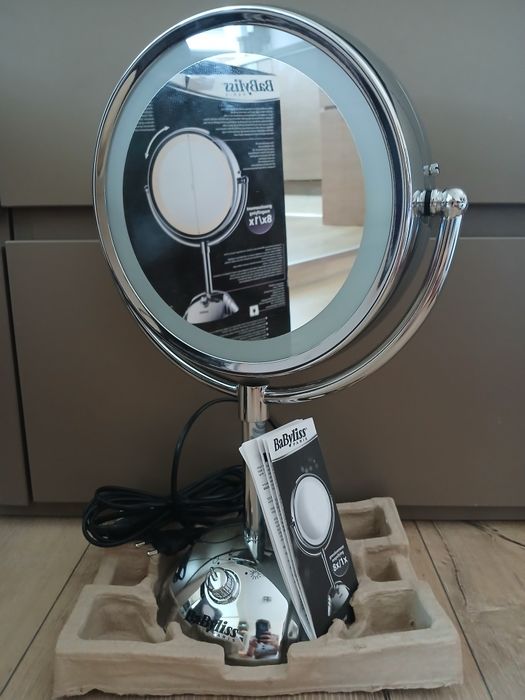 Огледало Babyliss с подсветка, двойно