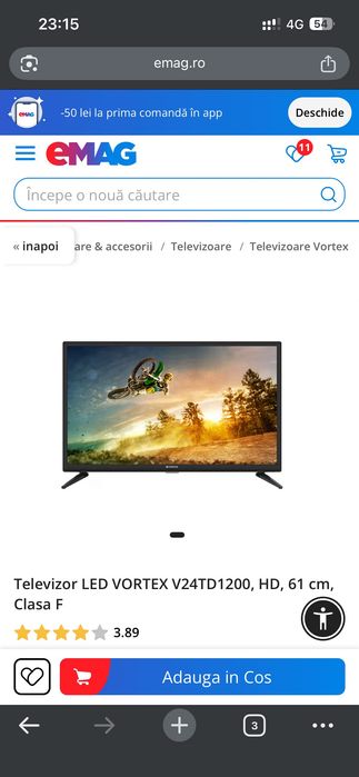 Vand TV Vortex Nou Desigilat