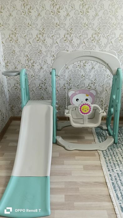 Продам горку,качеля  детскую