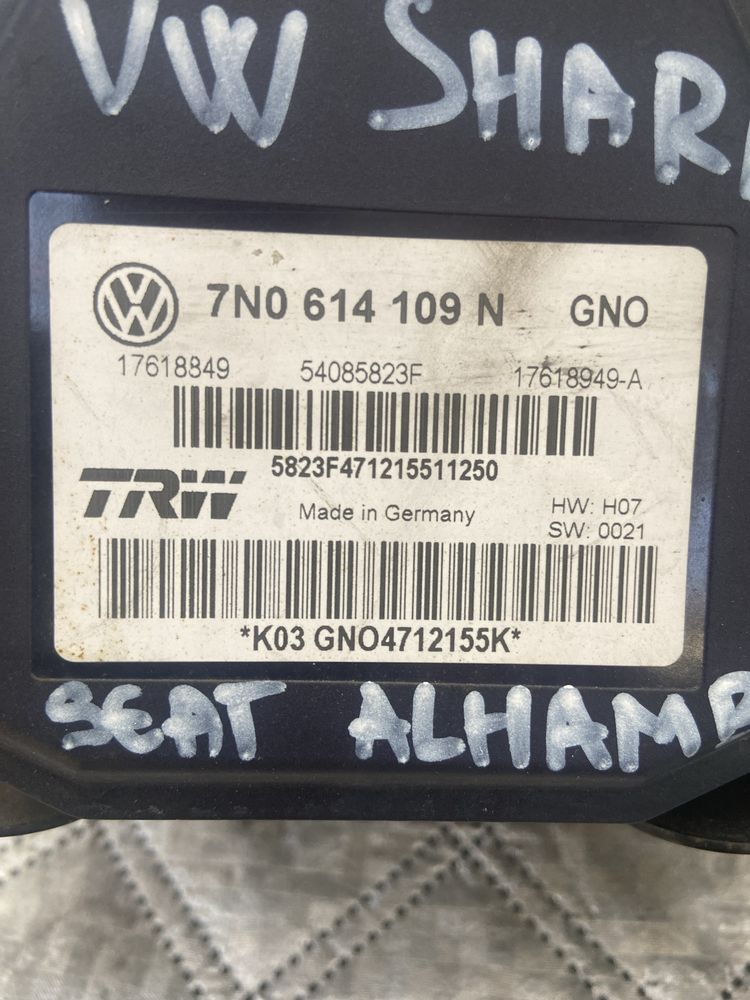 ABS unitate vw sharan seat alhambra 7N0614109N dezmembrari vw