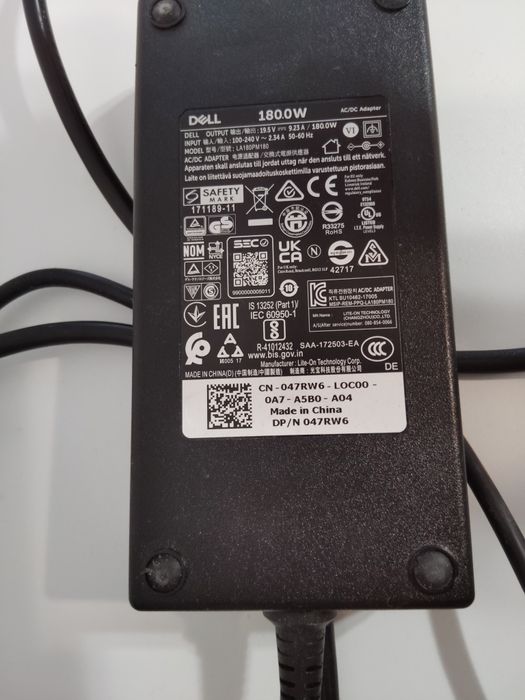 Docking station Dell WD19, USB-C, adaptor 180W universal